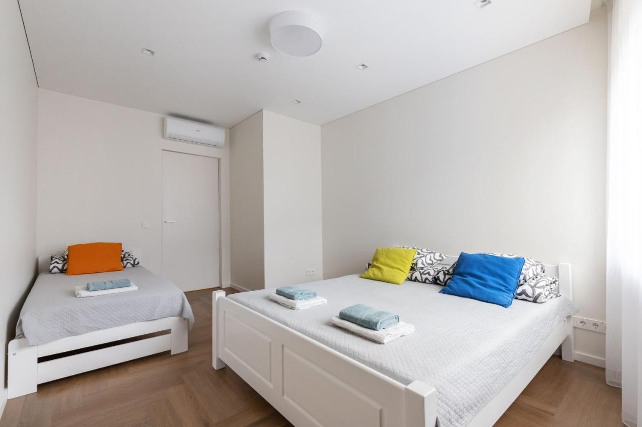3 Bedroom Apart/24h Self Check In/free Parking/up To 6 People/ Vilnius